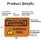 Signmission Electrical Panel With Symbol OSHA Warning Sign, Aluminum, 10in W x 7in L, 2PK OS-2PACK-WS-A-710-L-12096 - alternate 3